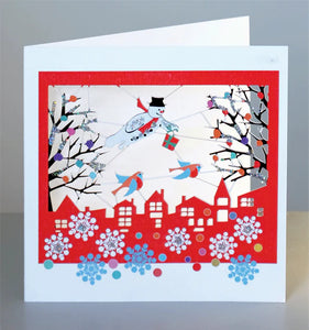 Forever laser cut Christmas - City and Snowman